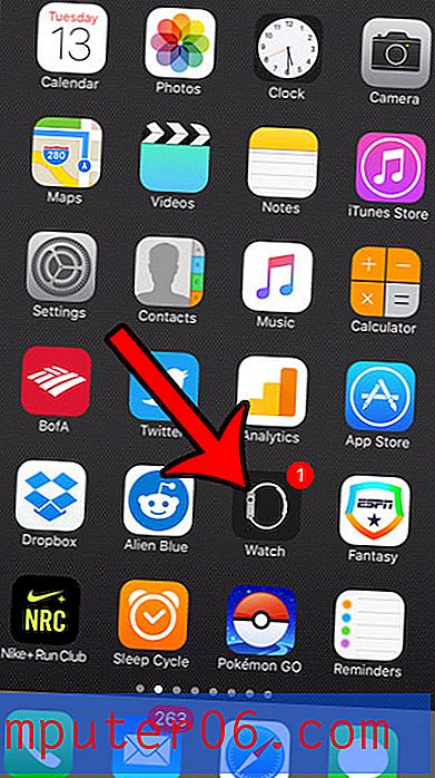 Hvordan bli kvitt den røde sirkelen med nummeret i den på en iPhone Watch-app