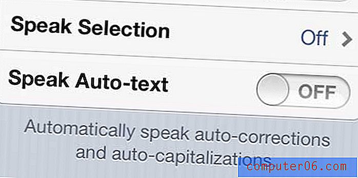 Come fermare l'iPhone 5 dallo Speaking Text