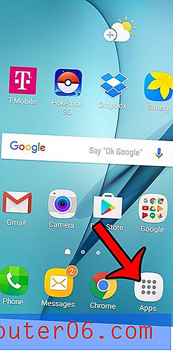 So ändern Sie den Hintergrund des Startbildschirms auf einem Samsung Galaxy On5