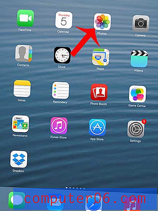 Задайте своя iPad Lock Screen Picture в iOS 7