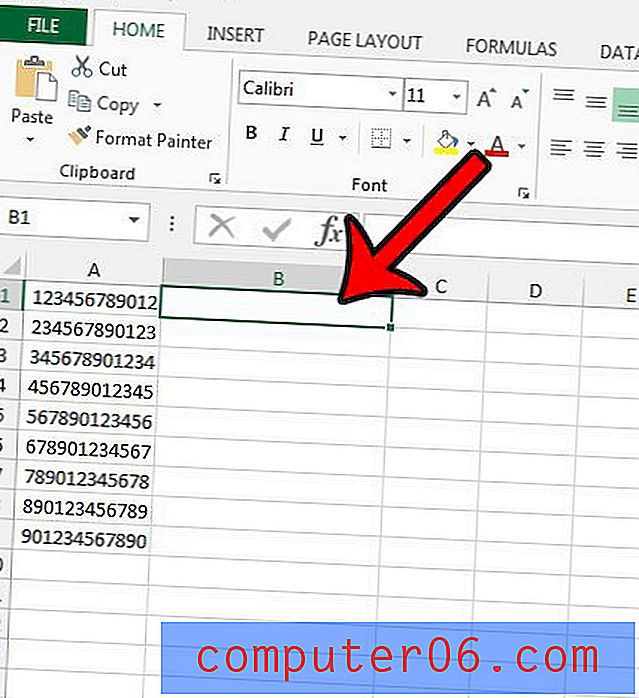 Come tagliare l'ultima cifra da un numero in Excel 2013