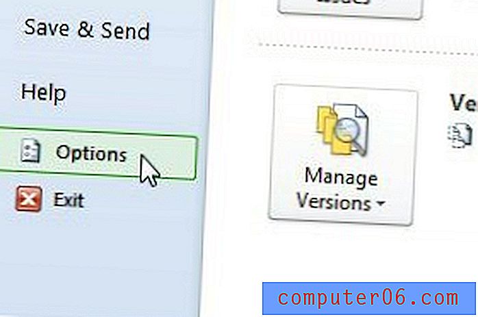 Vypněte automatické dokončování v aplikaci Excel 2010