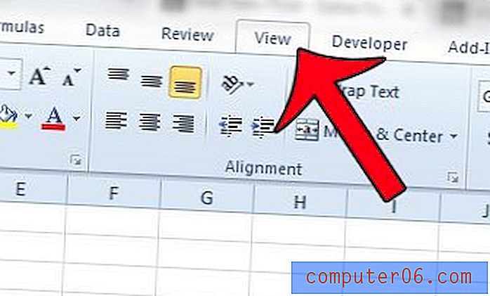 Jak odhalit lištu vzorců v Excelu 2010