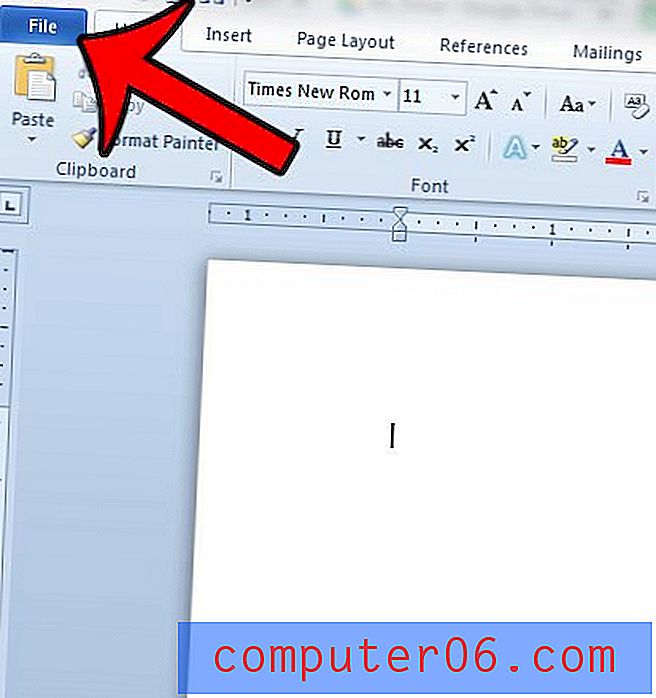 Как да изтриете един единствен скорошен документ в Word 2010