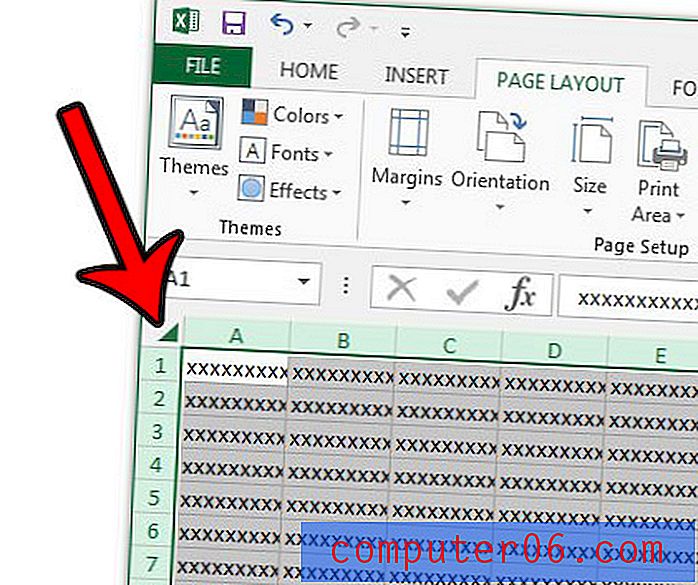 Как да увиете текст за всяка клетка в електронна таблица в Excel 2013
