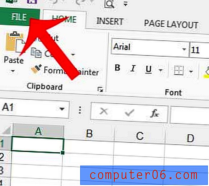 Как да промените стандартния размер на шрифта в Excel 2013