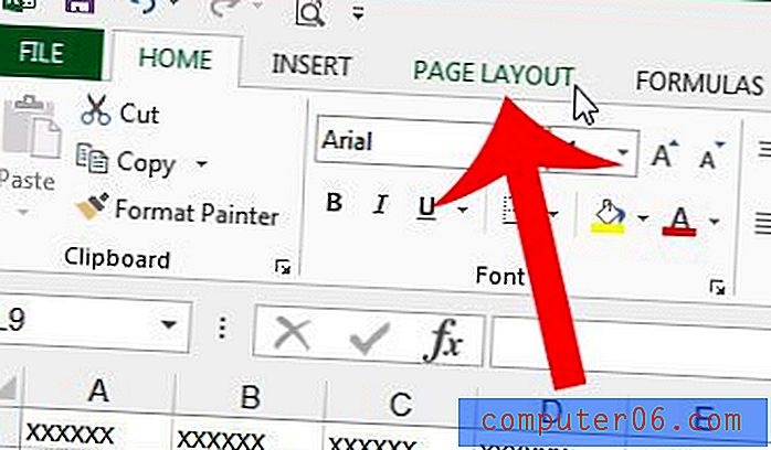 Как да центрирате отпечатана електронна таблица в Excel 2013