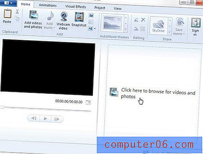 So spiegeln Sie einen Videoclip in Windows Live Movie Maker