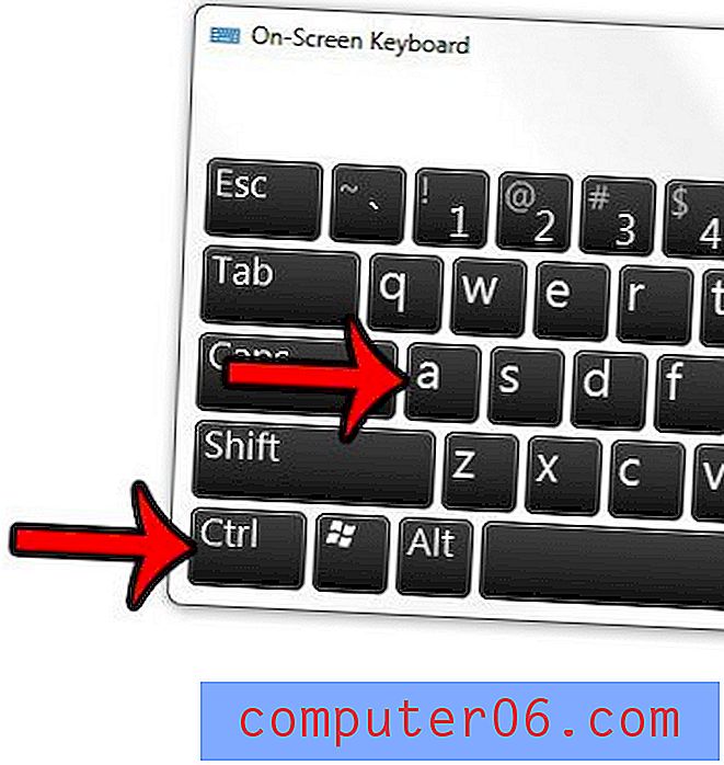 Tastatursnarveier til AutoFit-kolonner og rader i Excel 2013
