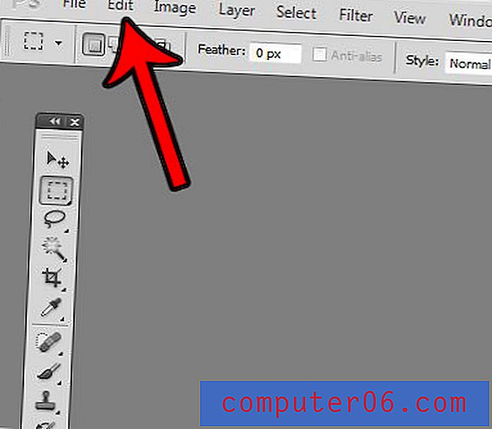 Как да промените цвета на мрежата за прозрачност в Photoshop CS5