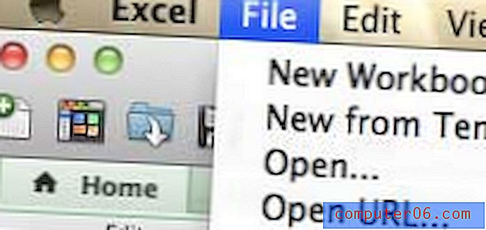 Как да печатате на една страница в Excel 2011