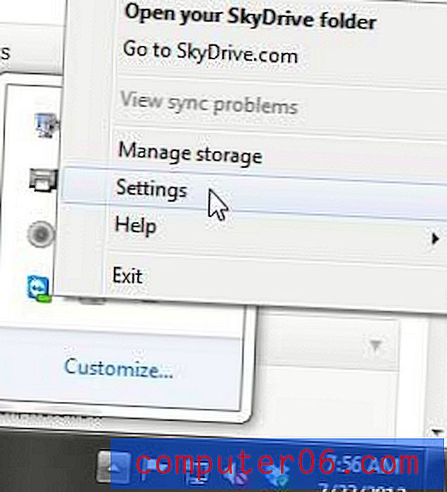 Как да прекратите връзка с локална папка SkyDrive