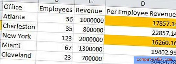 Jak vymazat pravidla z celého listu v Excelu 2010