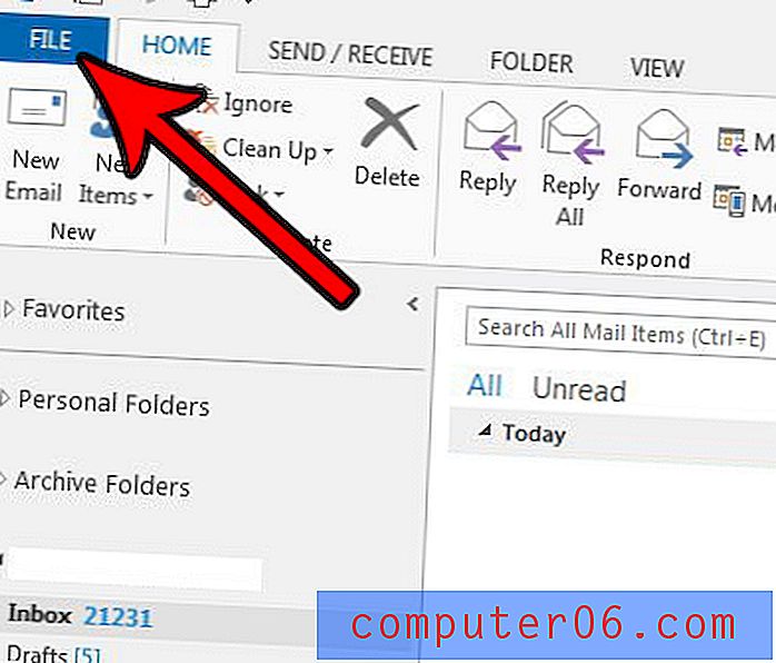 Comment exécuter l'archivage automatique dans Outlook 2013