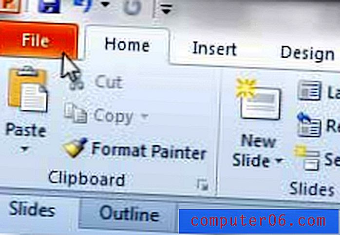 Как да отпечатате черно и бяло в Powerpoint 2010