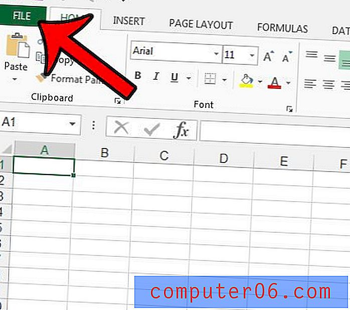 Cómo cambiar la dirección de la hoja de cálculo en Excel 2013
