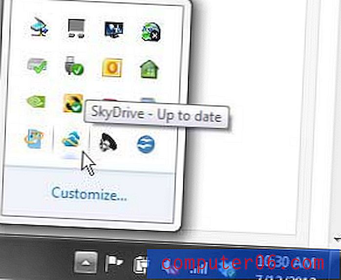 Nakonfigurujte nastavení načtení souborů ve službě SkyDrive