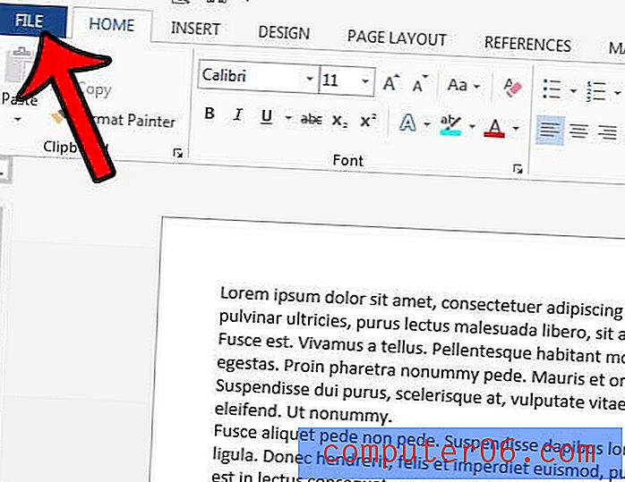 Jak tisknout vlastnosti dokumentu ve výchozím nastavení v aplikaci Word 2013