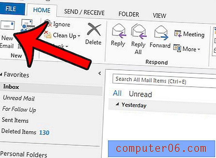 Как да насочите отговор на различен адрес в Outlook 2013