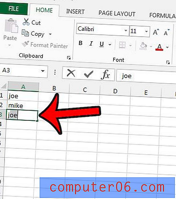 Comment activer la saisie semi-automatique dans Excel 2013