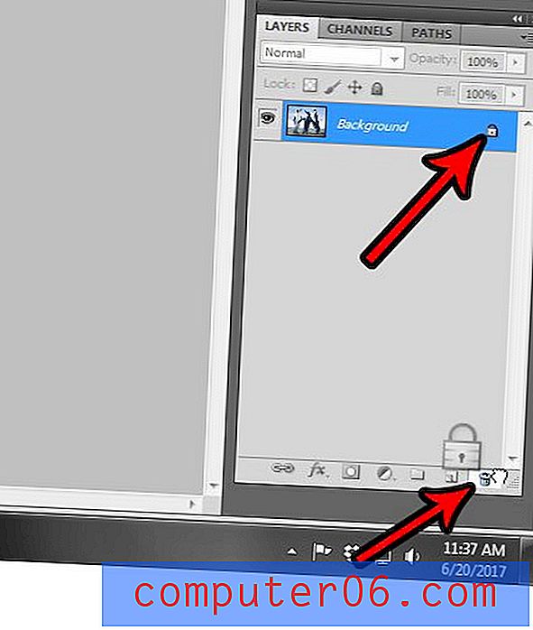 Как да направите изображение прозрачно в Photoshop CS5