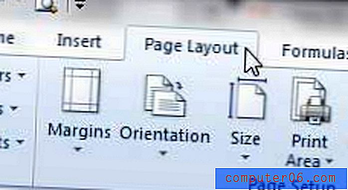 Kuidas lehe laiendada rakenduses Excel 2010