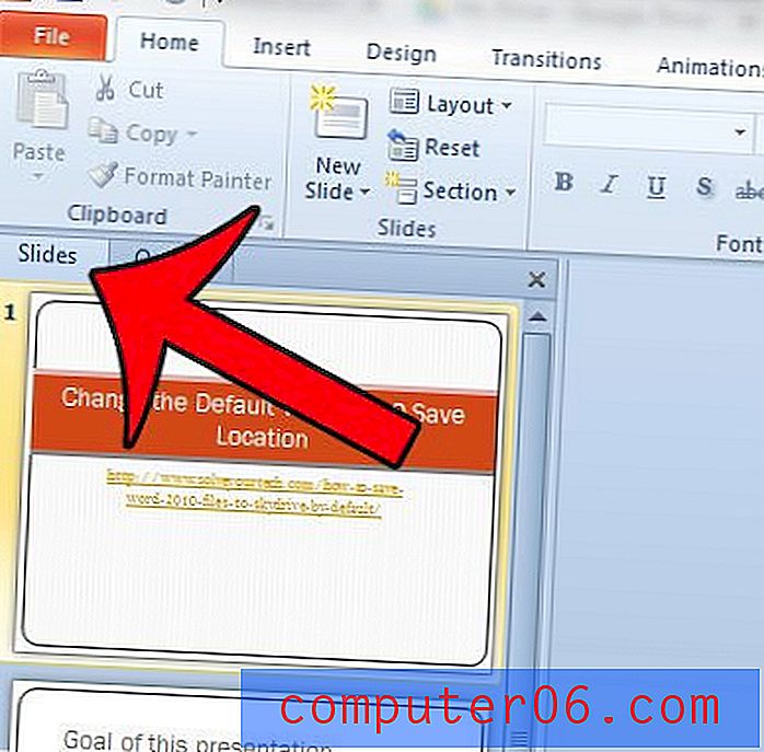 So führen Sie Dateien in Powerpoint 2010 zusammen