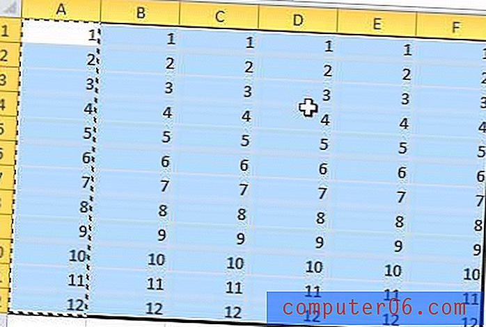 Как да промените цвета на границата в Excel 2010