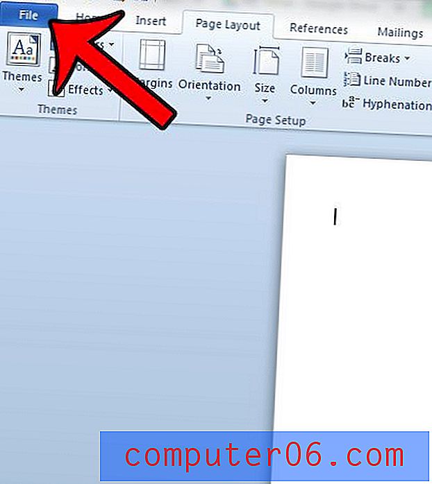 Jak uložit dokument jako šablonu v aplikaci Word 2010