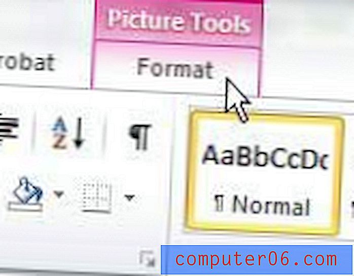 Как да добавите капка сянка към снимка в Word 2010