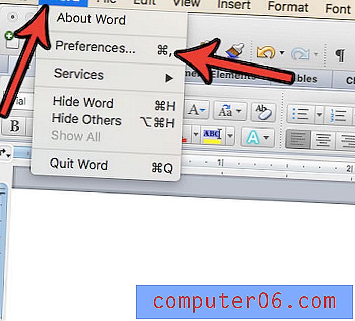Jak vypnout úpravy přetahováním v aplikaci Word 2011 pro Mac