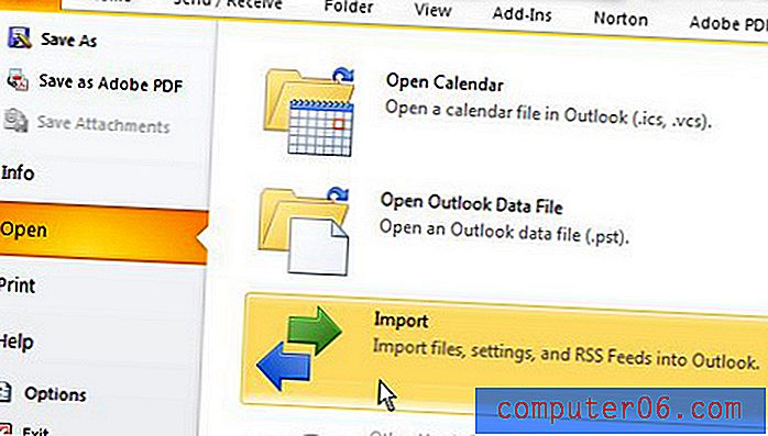 Zálohujte kontakty aplikace Outlook