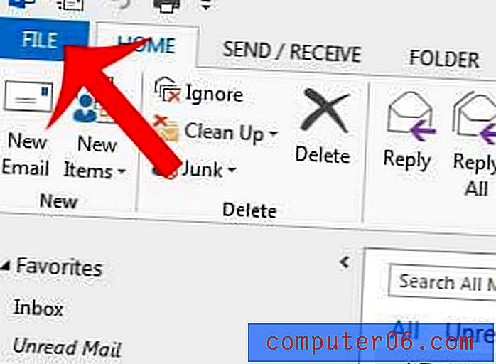 Jak změnit odchozí port v aplikaci Outlook 2013