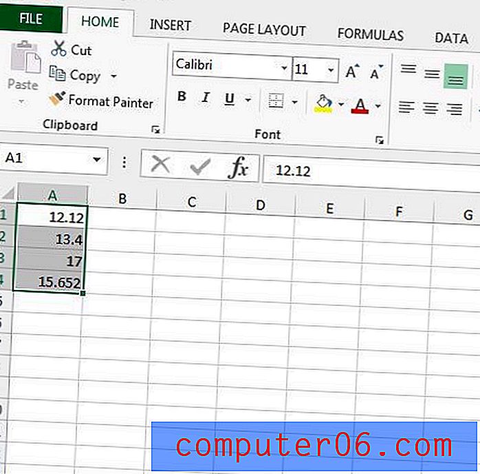 Как да спрете Excel да премахне второто десетично място, ако е нула