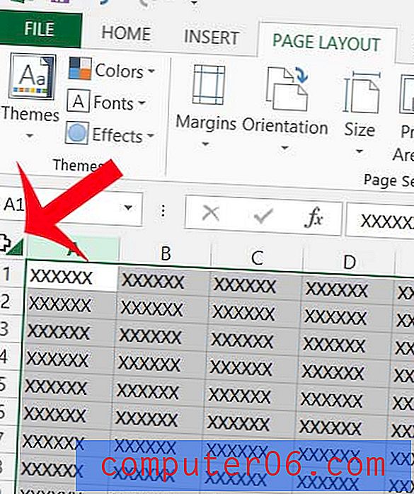 Come modificare il carattere della cella in Excel 2013