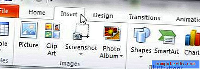 Jak vložit čísla snímků v Powerpoint 2010