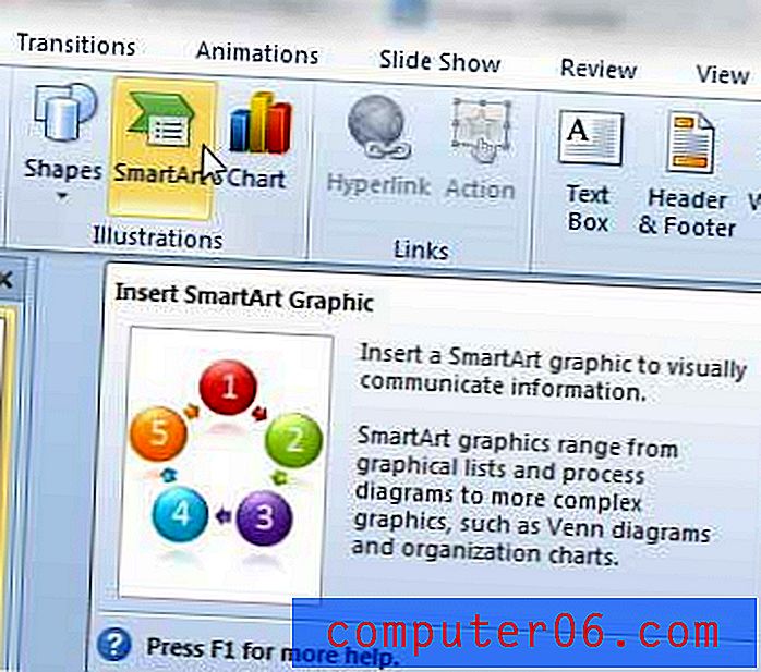 Jak si vyrobit časovou osu v Powerpoint 2010