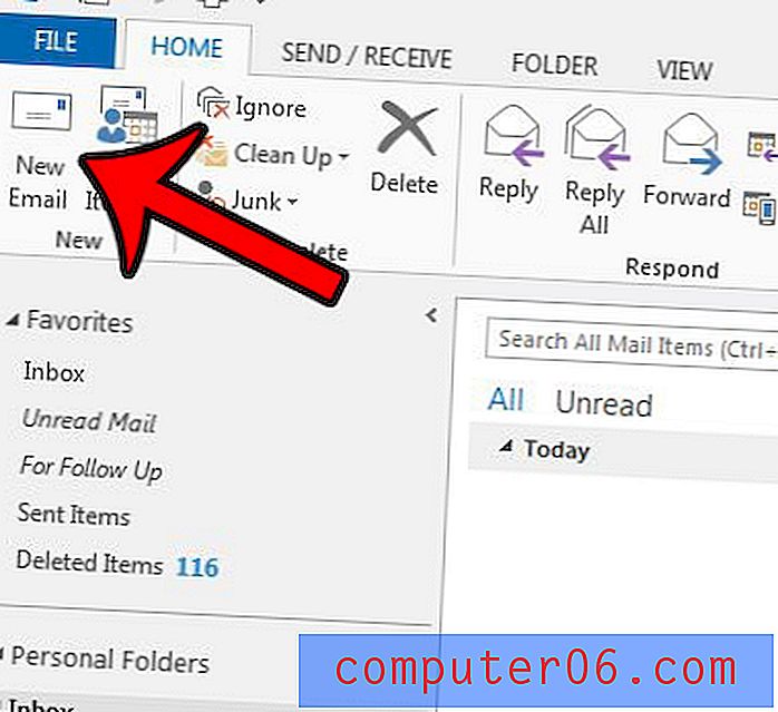 Как да премахнете снимка от подпис на електронна поща на Outlook 2013