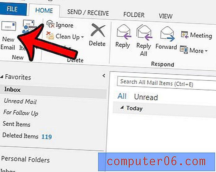 Jak odeslat dokument Word 2013 jako hlavní e-mail v aplikaci Outlook 2013