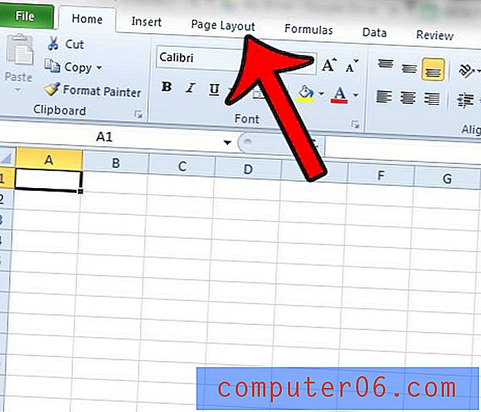 Jak změnit výchozí velikost papíru v aplikaci Excel 2010