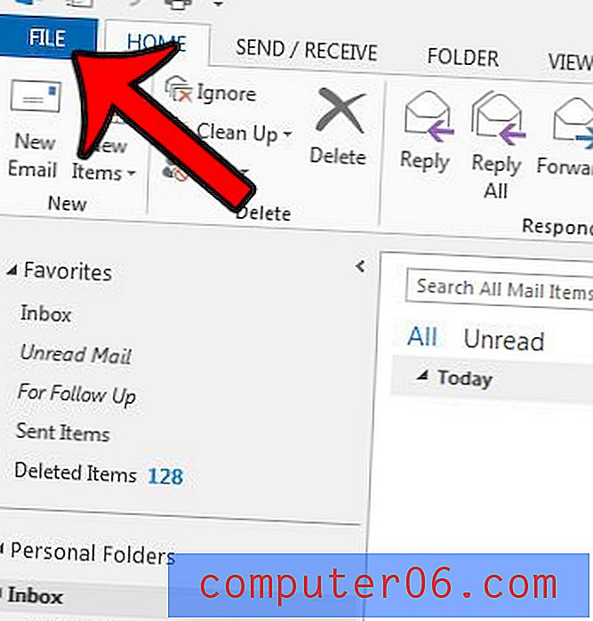 Comment trouver votre fichier PST dans Outlook 2013