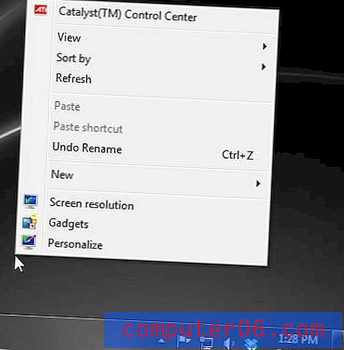 Jak skrýt ikony na ploše v systému Windows 7