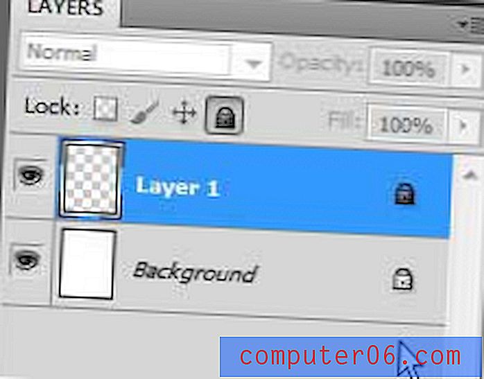 Come sbloccare un livello in Photoshop CS5