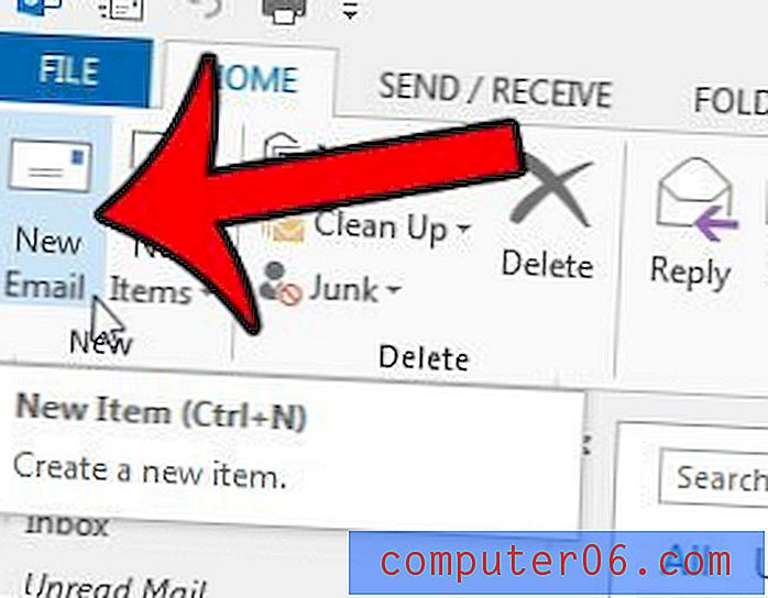 Kuidas väljast Outlook 2013 näidata?