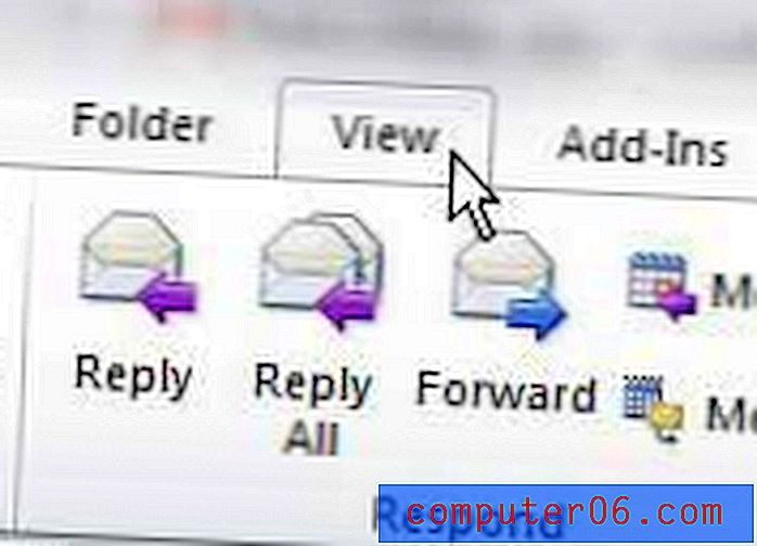 Podokno čtení nebo panel Náhled je v aplikaci Outlook 2010 pryč