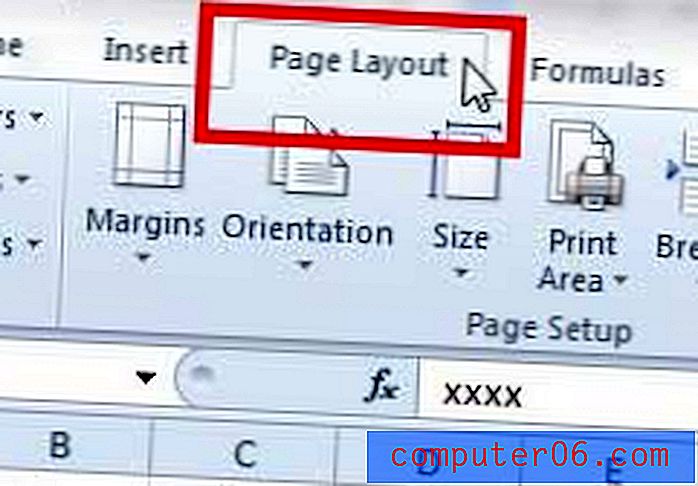 Как да вмъкнете фонова снимка в Excel 2010