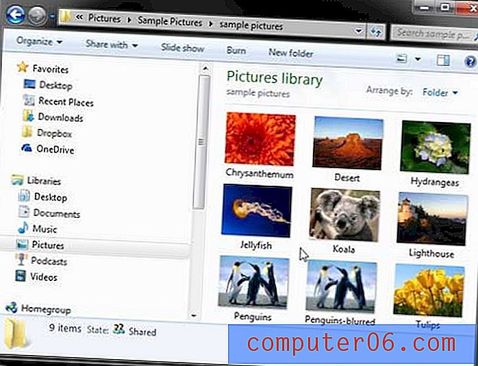 Jak změnit obrázek na ploše v systému Windows 7