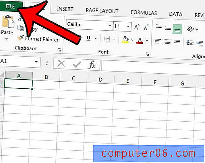 Jak zjistit, které soubory se aplikace Excel 2013 ve výchozím nastavení otevře