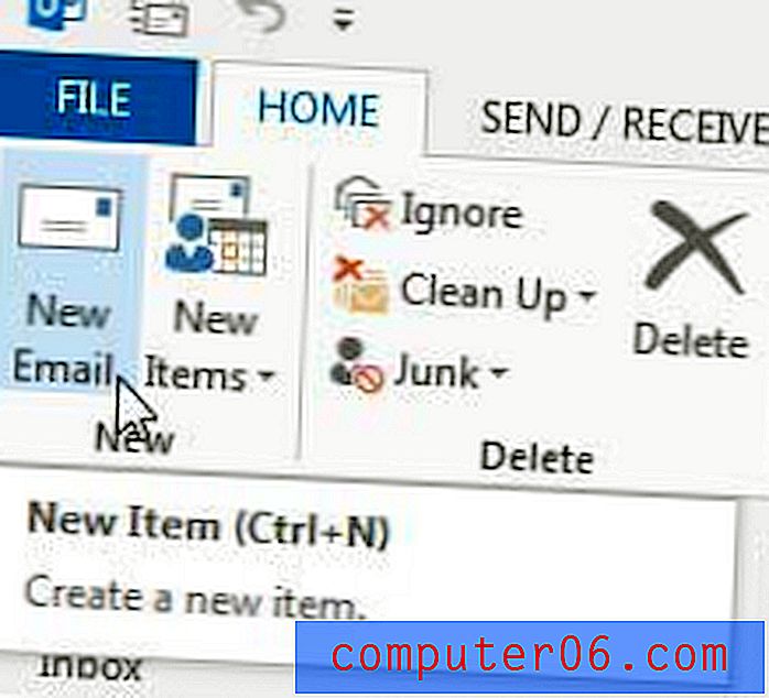 Kuidas lisada BCC välja Outlook 2013-s