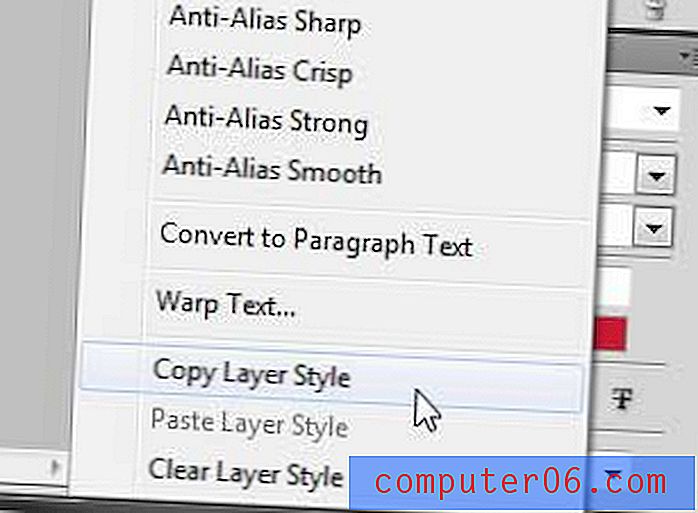 Come copiare uno stile di livello su un altro livello in Photoshop CS5